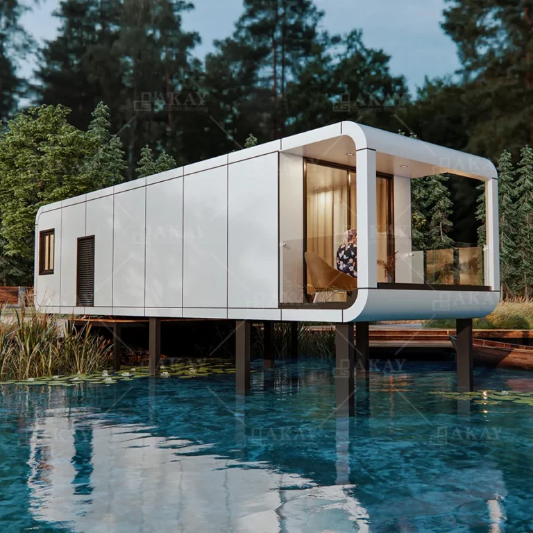 AKAY Modular Insulated Prefabricated House Fashion Customization Capsule Home Prefab Houses Detachable Container House (2)