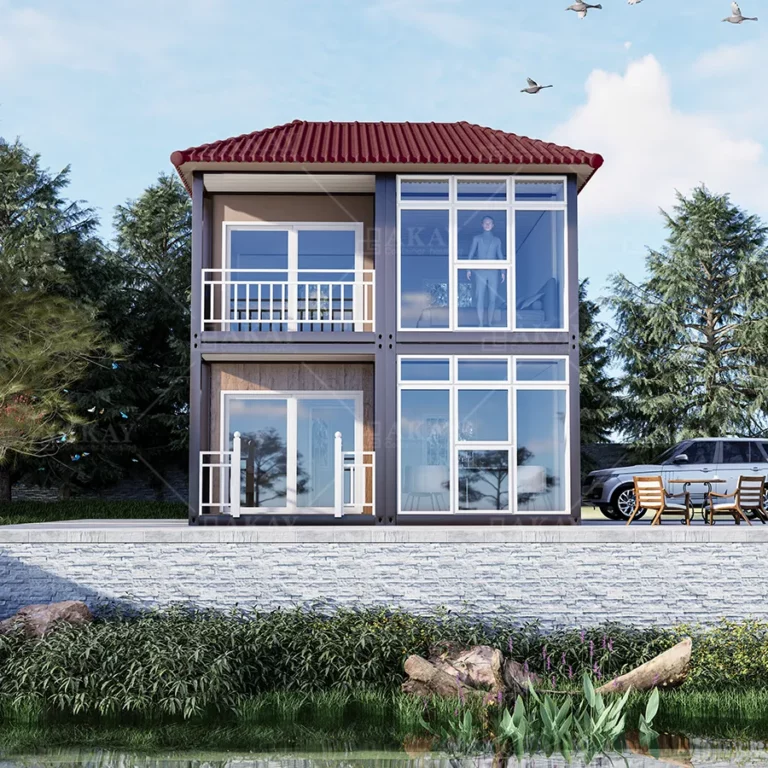 Luxury Villa Double Floor Prefabricated House High-End Movable House Custom Detachable Container House for Residential Use-1022 (3)