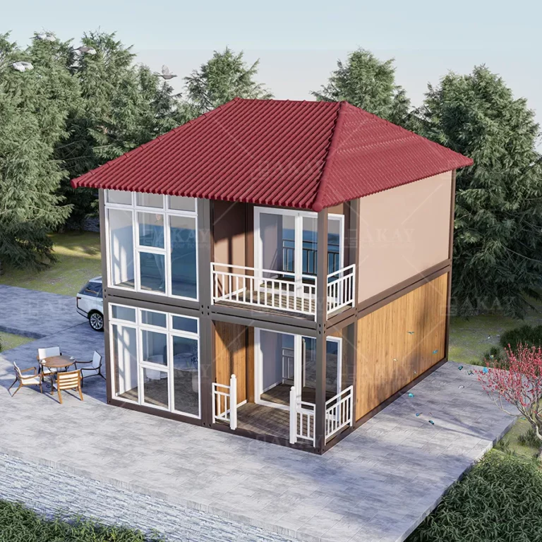 Luxury Villa Double Floor Prefabricated House High-End Movable House Custom Detachable Container House for Residential Use-1022 (4)