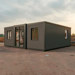 Container homes with smart home features
