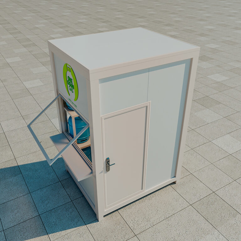 Gas-utility-cabinet