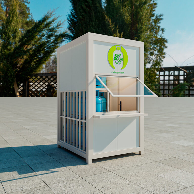 Prefab-gas-enclosure