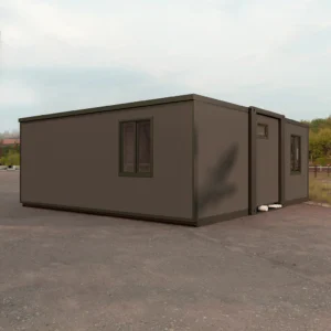 Temporary emergency shelter container house