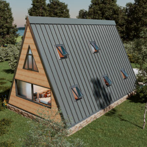 tiny A frame house modular