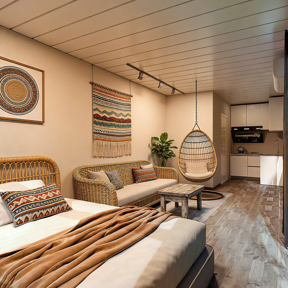 Modern Prefab Tourist House | Easy-Build Modular Cabin for Eco-Resorts