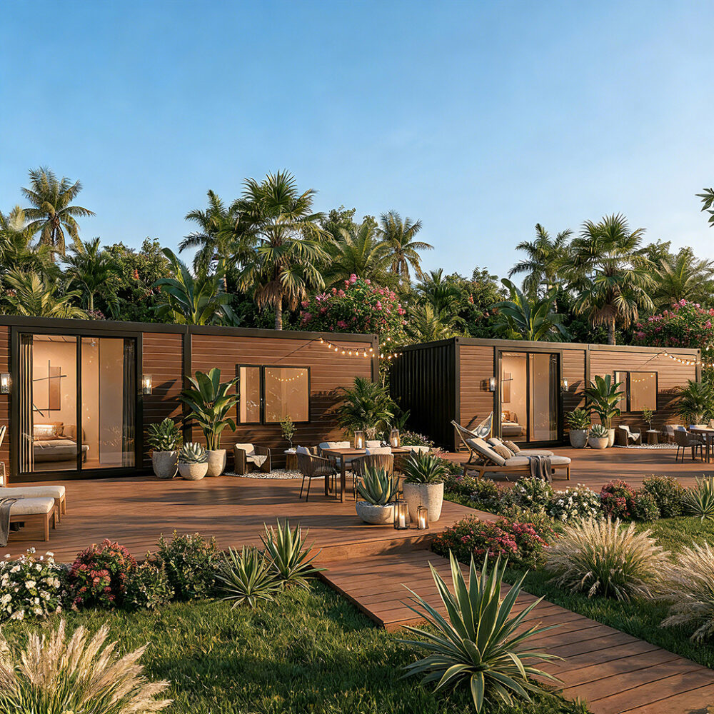 Portable Tourist Living Units | Multi-Functional Modular Prefab Houses