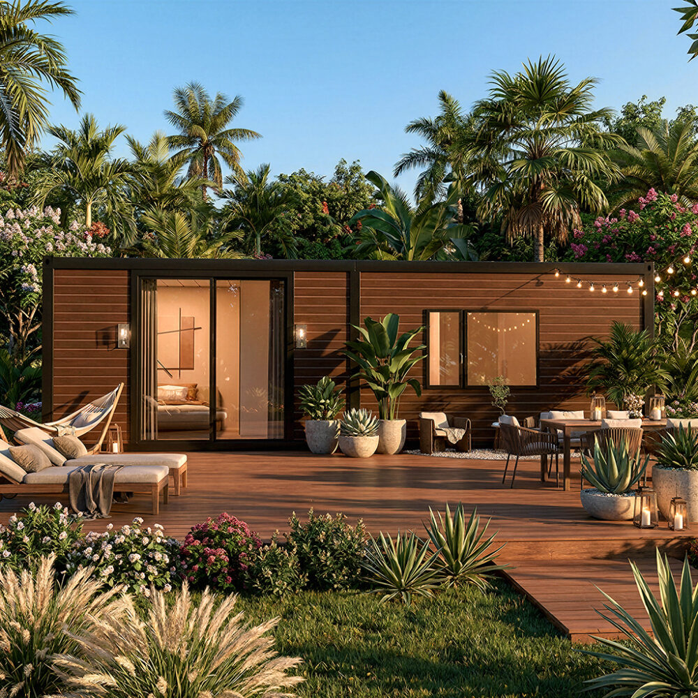 Modern Minimalist Tourist Pods | Serene Nature-Integrated Prefab Cabins