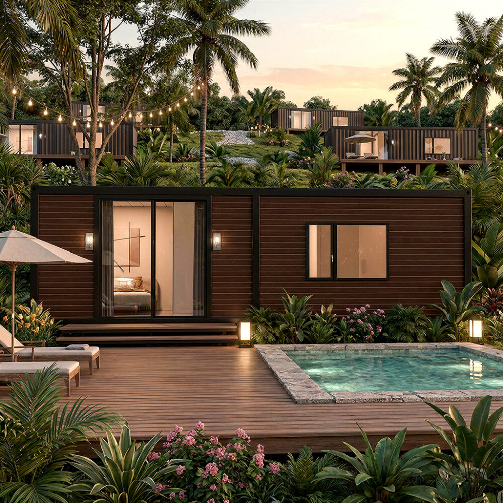 Simple Modular Tourist Housing | Cost-Effective Prefab Vacation Units