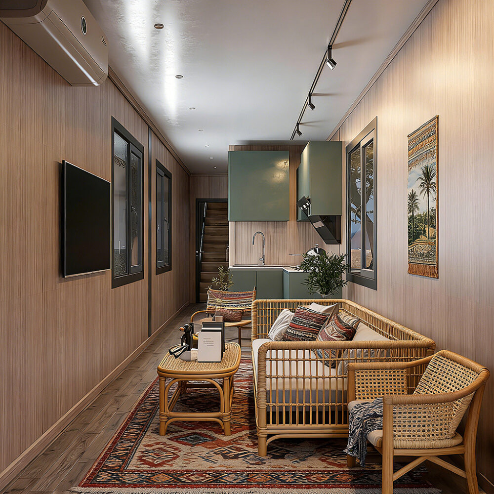 Custom 2-Floor Shiftable Shipping Container House Design & Price