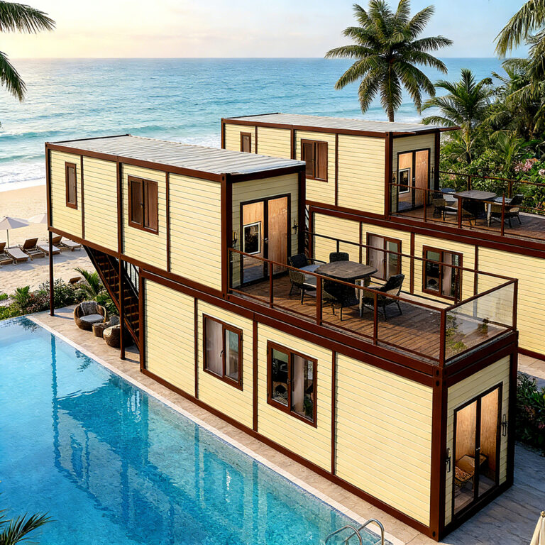 Eco-Friendly 2-Story Modular Container Office & Home for Sale