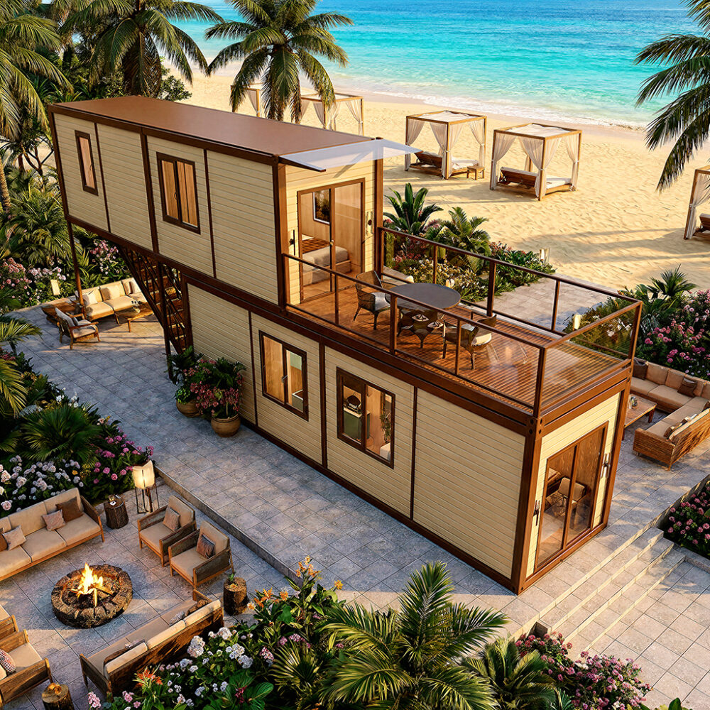 Modern 2-Story Expandable Container House | Prefab Luxury Living