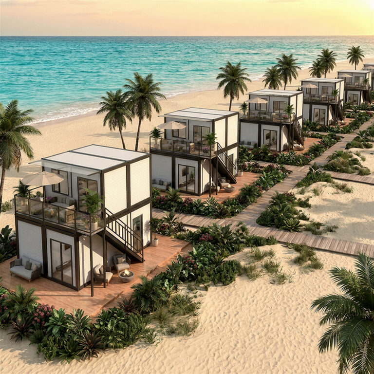 Luxury 2-Story Container Villa for Tourism | Premium Eco-Resort Prefab Homes
