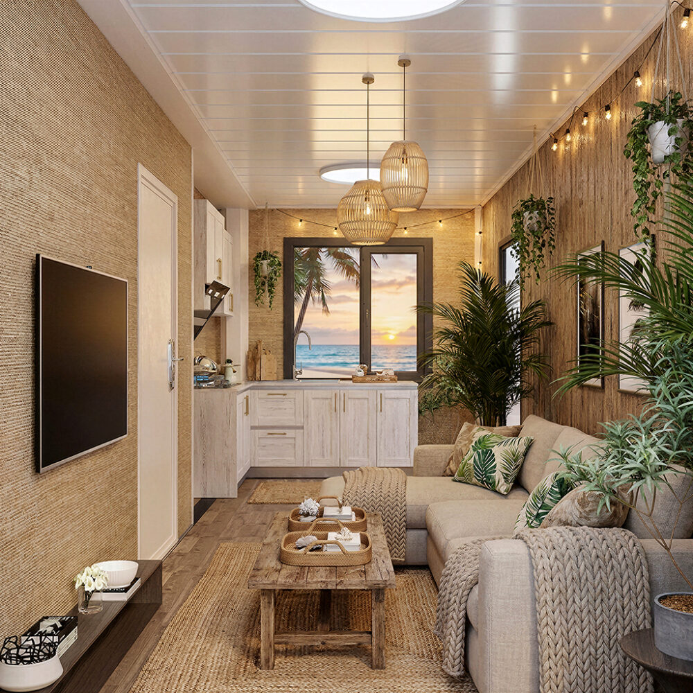 Explore Our Unique Two-Story Container Villa for Unforgettable Cultural Getaways!