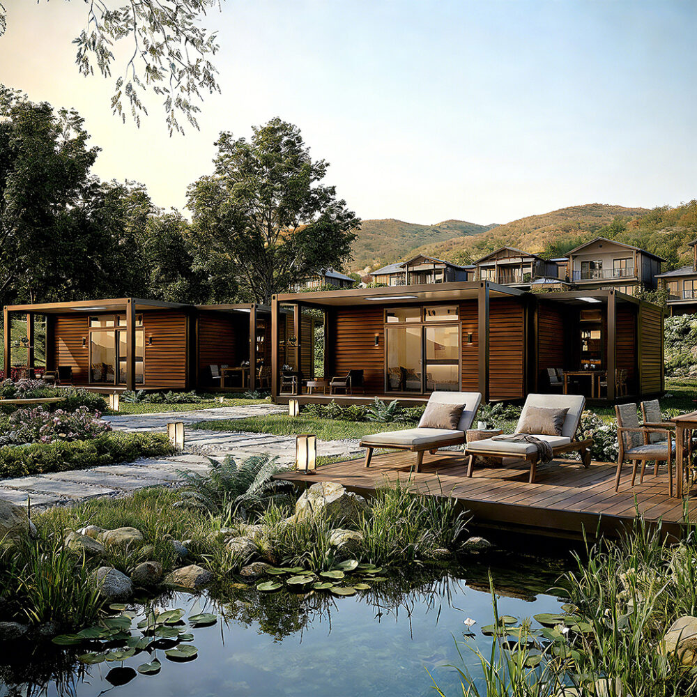 Elegant 2-Bedroom Container Home | Serene Living with Modern Minimalist Design