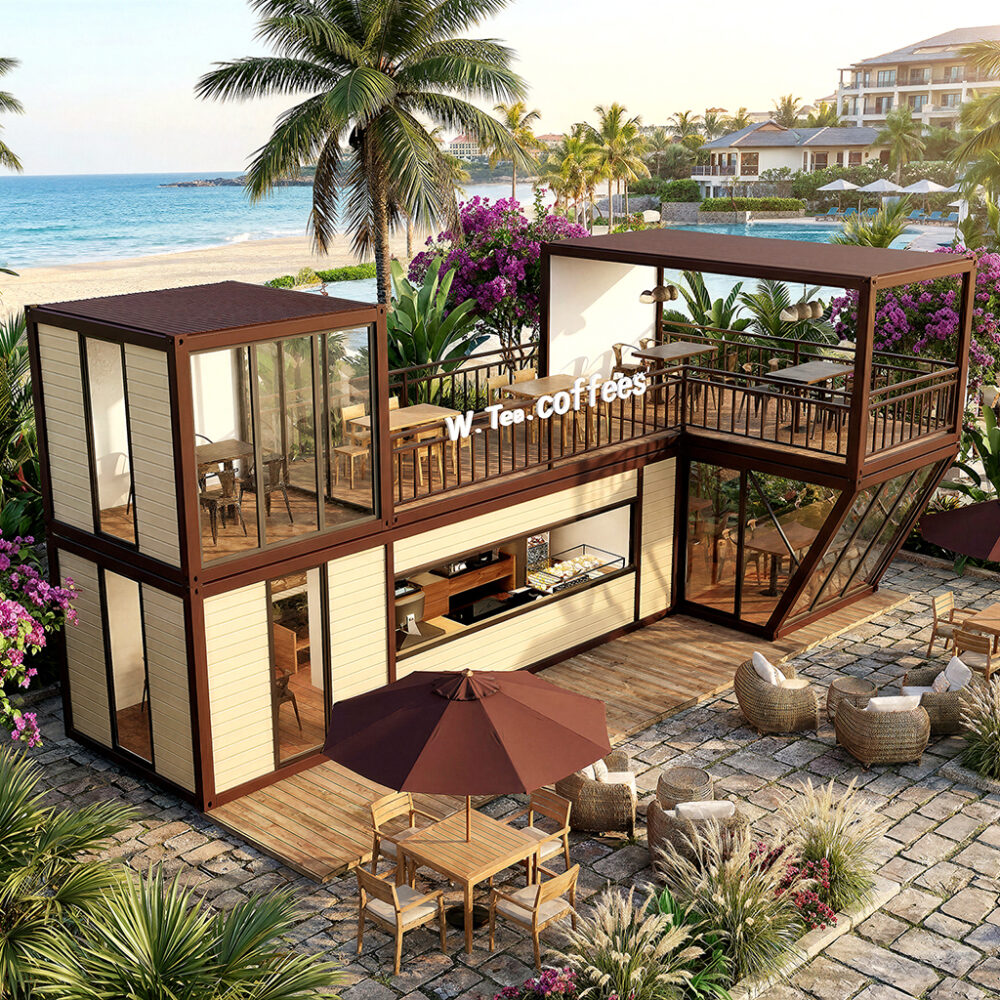 Modern Modular Container Cafe Solutions | Innovative Cost-effective Coffee Shop Designs