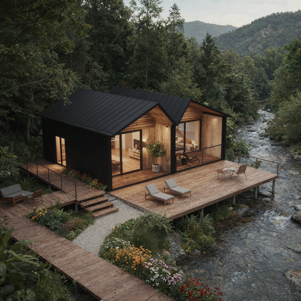 Modern M-Frame Prefab Houses: Sustainable & Fast Modular Living